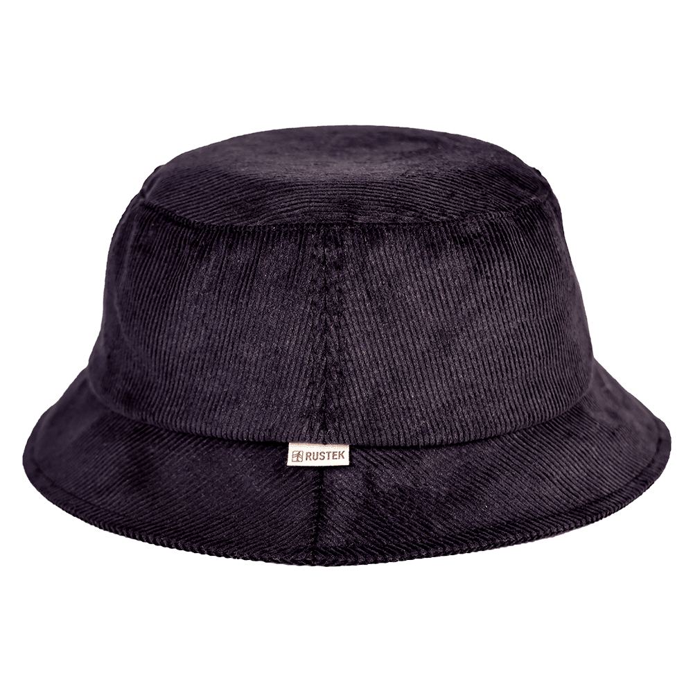 Rockaway Hemp Corduroy Bucket Hat | Black Large/XL