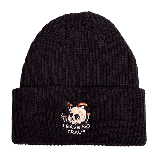 Leave No Trace 100% Organic Cotton Beanie | Black