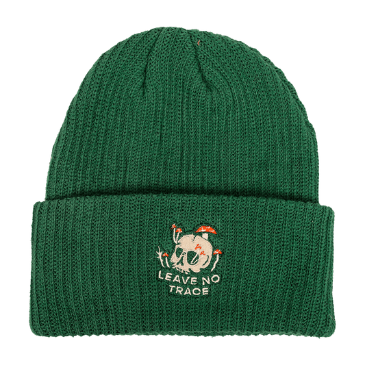 Leave No Trace 100% Organic Cotton Beanie | Green