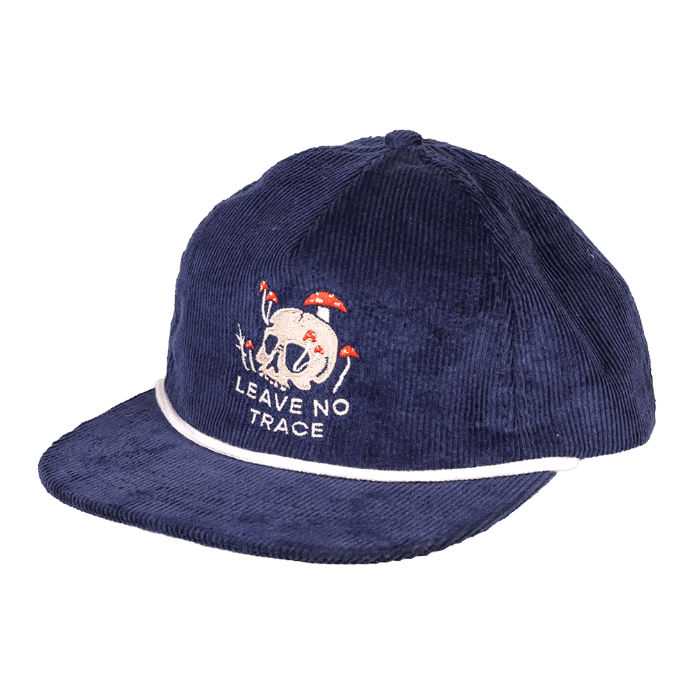 Leave No Trace Hemp Corduroy Strapback | Blue