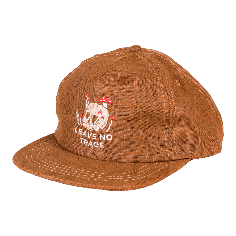 Leave No Trace 100% Hemp Strapback | Brown