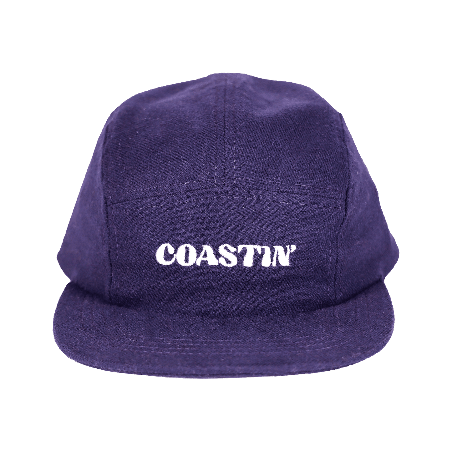 Coastin Brushed Cotton Camp Cap | Blue